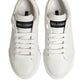 Black White Leather Portofino Sneaker Shoes