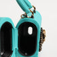 Turquoise Silicone Devotion Heart Cover Bag Airpods Case