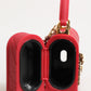 Red Silicone Devotion Heart Cover Bag Women Airpods Case