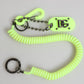 Green Springy Key Holder DG Logo Men's Keychain Keyring