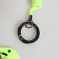 Green Springy Key Holder DG Logo Men's Keychain Keyring