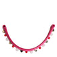 Pink Embellished Leather Bag Handle Women Shoulder Strap