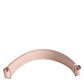 Light Pink Embellished Leather Bag Handle  Shoulder Strap