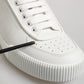 White Miami Leather Low Top Sneakers Shoes