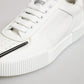 White Miami Leather Low Top Sneakers Shoes