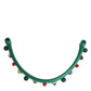 Green Embellished Leather Bag Handle Women Shoulder Strap