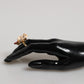 Gold Brass Resin Beige Dog Pet Accessory Ring