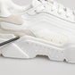 White Daymaster Low Top Mens Sneakers Shoes