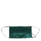 Green Silk Pleated Elastic Ear Strap Face Mask