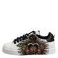 White Leather Portofino Lace Up Sneakers Shoes