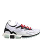 White SORRENTO Sport Stretch Sneakers Shoes