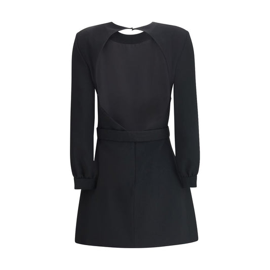 Sablè mini Dress with cut nude back