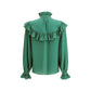 Silk Blouse with ruffles