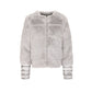Gray Polyester Jackets & Coat