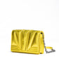 Metal Yellow GT patent leather bag with chain