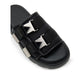 Black Cotton Slipper