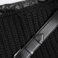 Black Cashmere Knitted Leather Shoulder Women Borse Bag