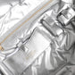 Silver Quilted Filled Crossbody Shoulder Bag SICILY Bag