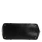 Black Leather Miss Escape Shopping Tote Women Borse Bag
