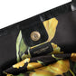 Black Leather Miss Escape Shopping Tote Women Borse Bag
