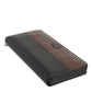 Black Brown Exotic Leather Men Continental Clutch Wallet