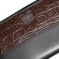 Black Brown Exotic Leather Men Continental Clutch Wallet