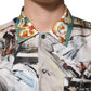 Multicolor Shell Print Hawaii Casual Shirt