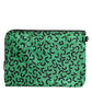 Multicolor Printed Nylon Logo Plaque Men Clutch Pouch Bag