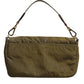 Dark Green Nylon Logo Plaque Shoulder Strap Borse Bag