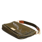 Dark Green Nylon Logo Plaque Shoulder Strap Borse Bag
