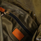 Dark Green Nylon Logo Plaque Shoulder Strap Borse Bag
