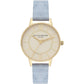 Blue Artificial Leather Watch