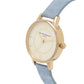 Blue Artificial Leather Watch