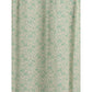 Silk long Dress with foliage print