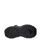 Black Leather Athletic Sneakers