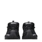 Black Leather Athletic Sneakers