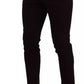 Bordeaux Cotton Stretch Skinny Trouser