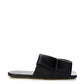 Elegant Black Leather Sandals