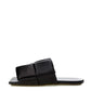 Elegant Black Leather Sandals