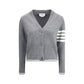 Virgin wool Cardigan with embrodery geese