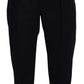 Black CottonStretch Loose DenimTrouser Jeans
