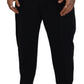 Black CottonStretch Loose DenimTrouser Jeans