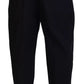 Black CottonStretch Loose DenimTrouser Jeans