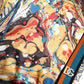 Multicolor Marble Print Satin Trouser Pants
