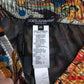 Multicolor Marble Print Satin Trouser Pants