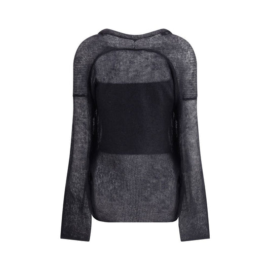 Double-breasted cardigan and top in a wool and mohair blend Twin-set