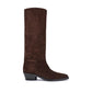 Brown Calf Leather Bos Taurus Ankle Boots