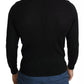 Black Cashmere Crewneck Pullover Sweater