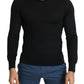 Black Cashmere Crewneck Pullover Sweater