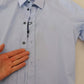 Light Blue Cotton Slim Fit Dress Shirt
